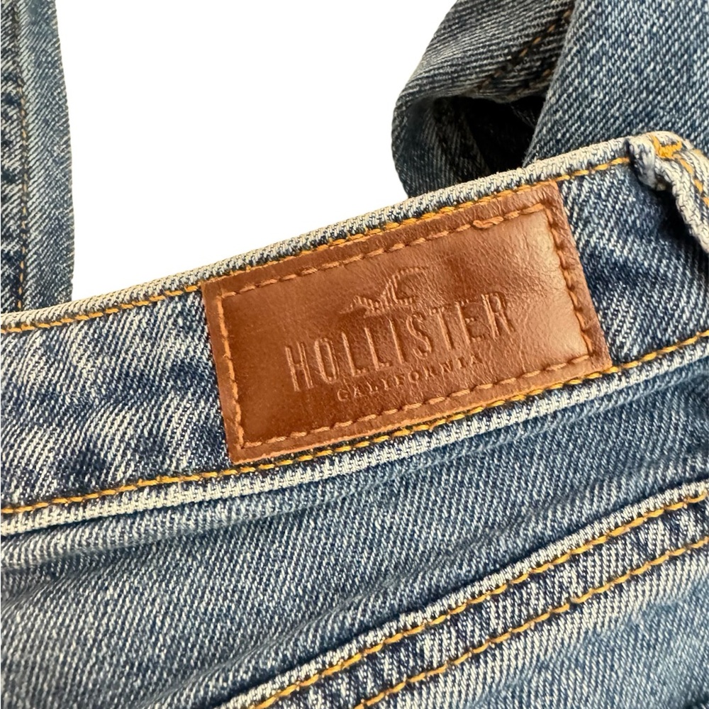 Hollister Ultra High Rise Mom Distressed Jean Vintage Stretch Size 3R - Picture 4 of 4
